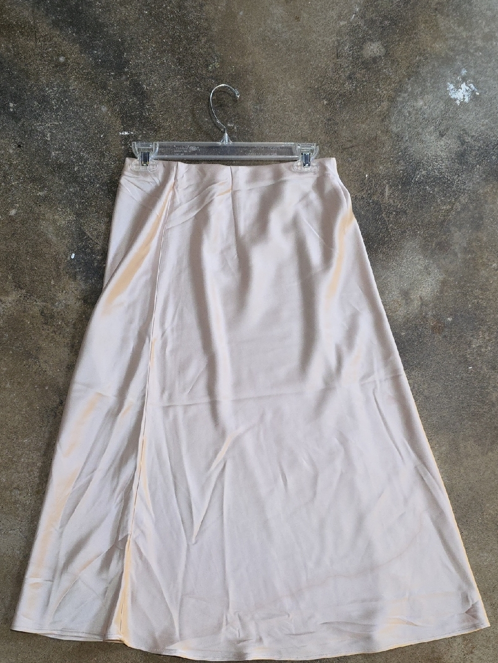 Rachel Zoe Cream Maxi Skirt with Front Panel Cream